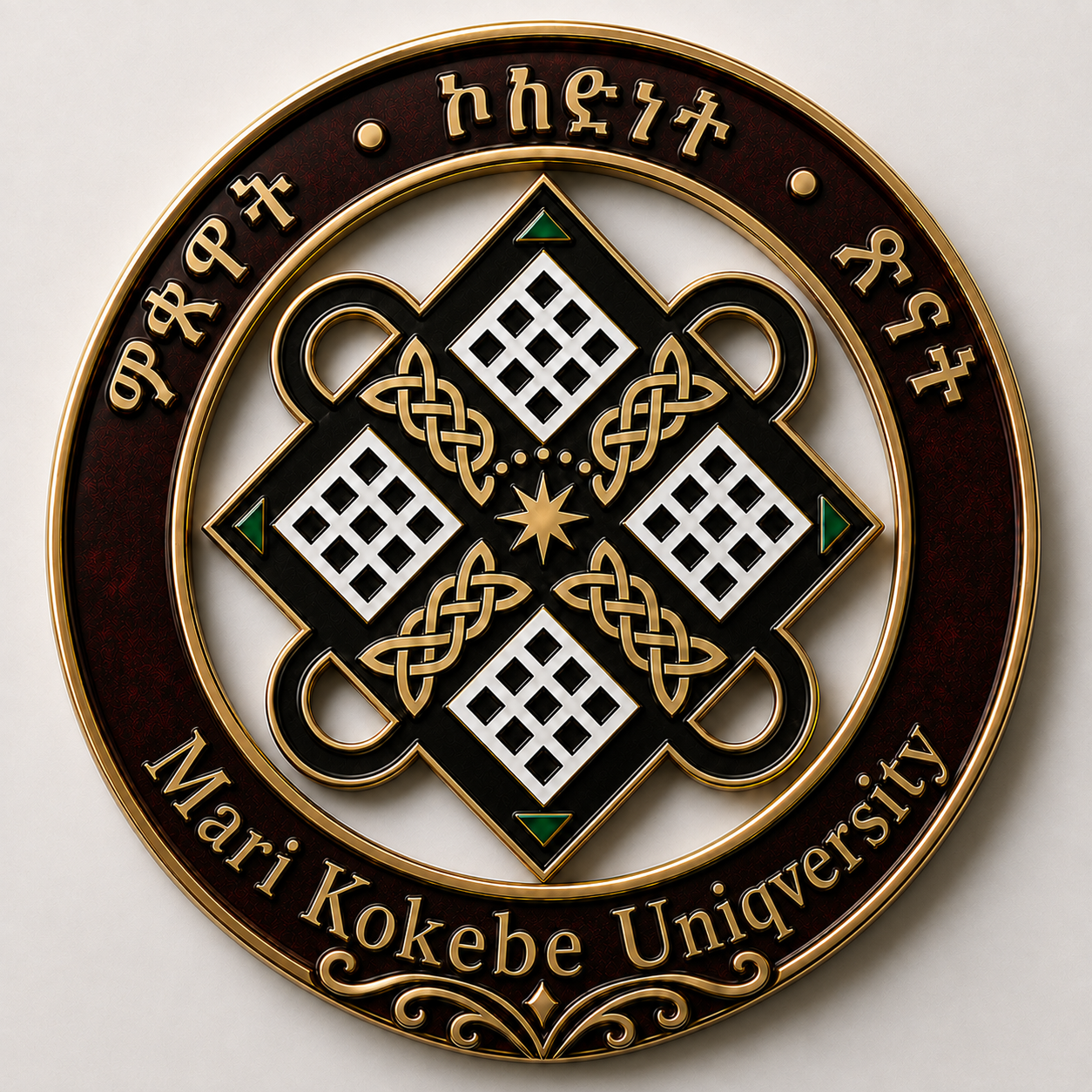 Mari Kokebe Uniqversity seal